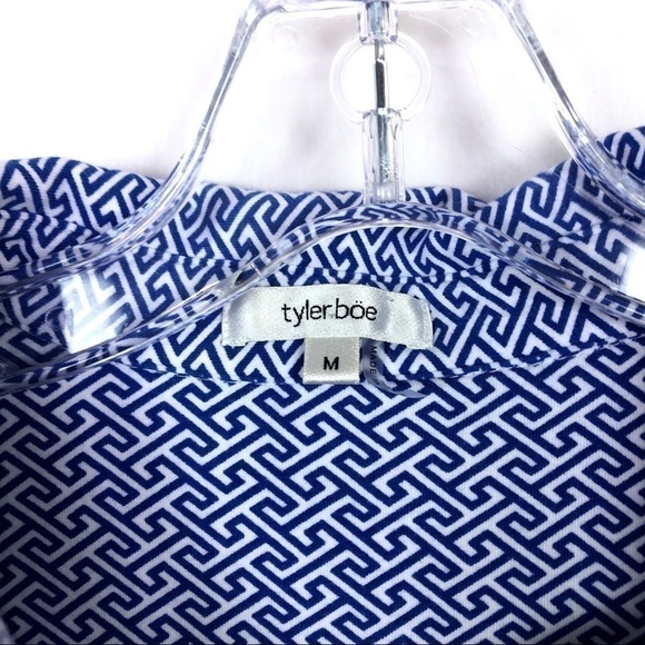 Tyler Böe Blue royal blue and white button down - Picture 2 of 10